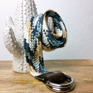 Eddie Bauer Tribal Multi Color Adjustable Belt